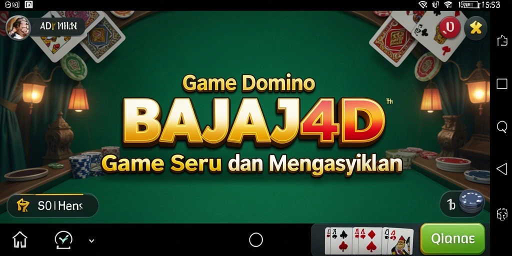 Tampilan seru dari gameplay Domino di BAJAJ4D.