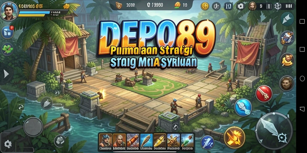 Tampilan gameplay DEPO89 yang mendebarkan dan strategis.