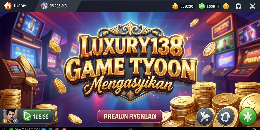 Tampilan gameplay LUXURY138 yang menampilkan simulasi bisnis yang menarik.
