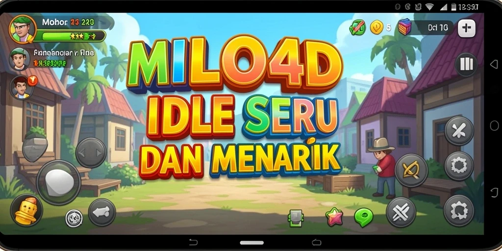 Tampilan gameplay <strong>MILO4D</strong> yang menarik dan penuh warna.