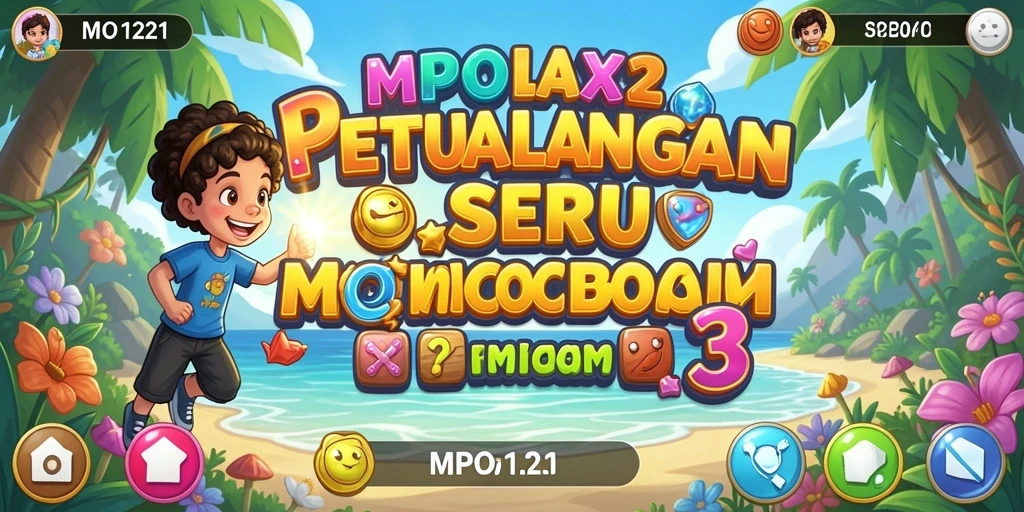Tampilan gameplay menarik di MPO1221 dengan level menantang.