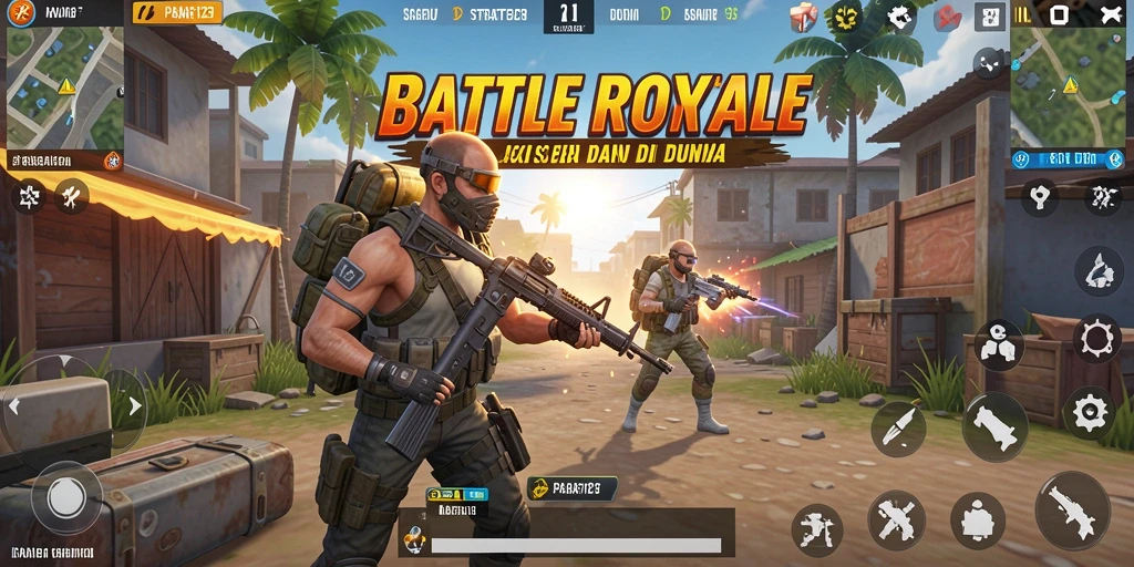 Tampilan gameplay PASAR123 yang mendebarkan dan penuh aksi.