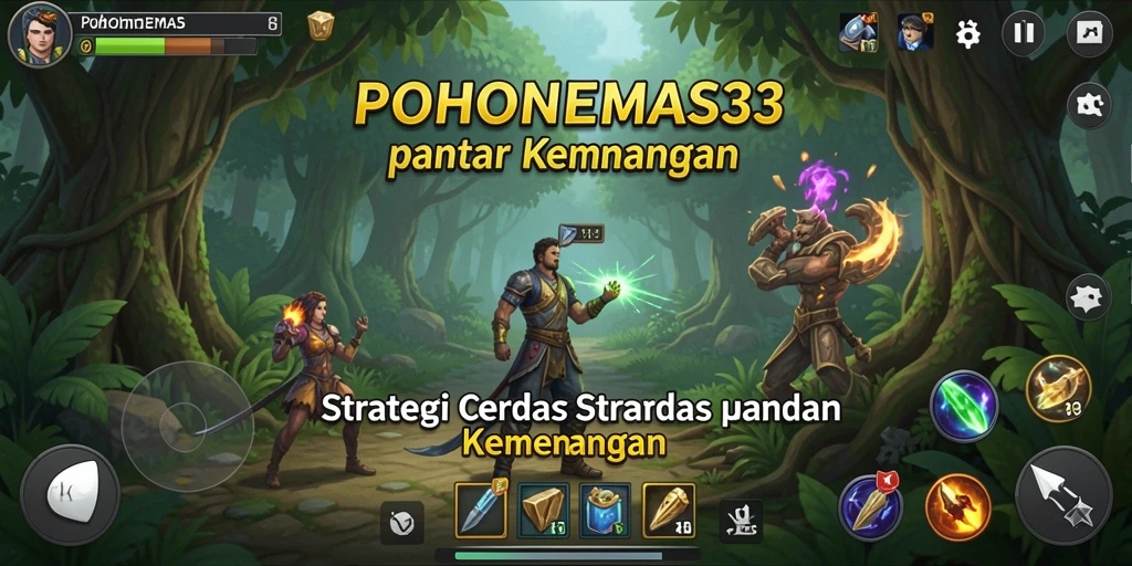 Tampilan gameplay mendebarkan POHONEMAS33 yang menarik.