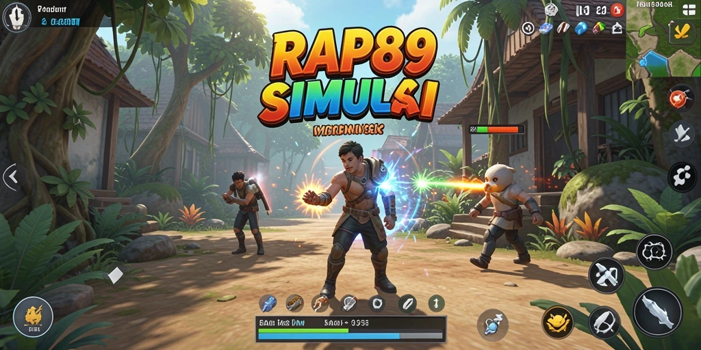 Tampilan gameplay menarik dari RAP89 yang menghadirkan simulasi kehidupan.